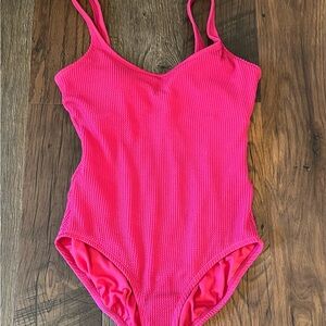Vibrant Pink One-Piece Swimsuit